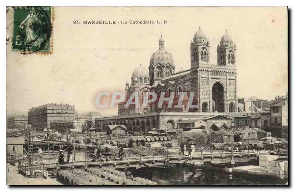 MARSEILLE - A Catedral - L. R. - n°93 - Frente