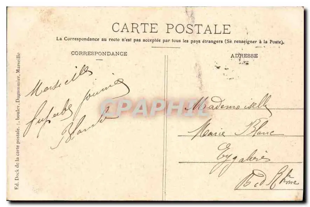 MARSEILLE — Notre-Dame de la Garde und der Aufzug — Verlag Rama, n°7 - Rückseite