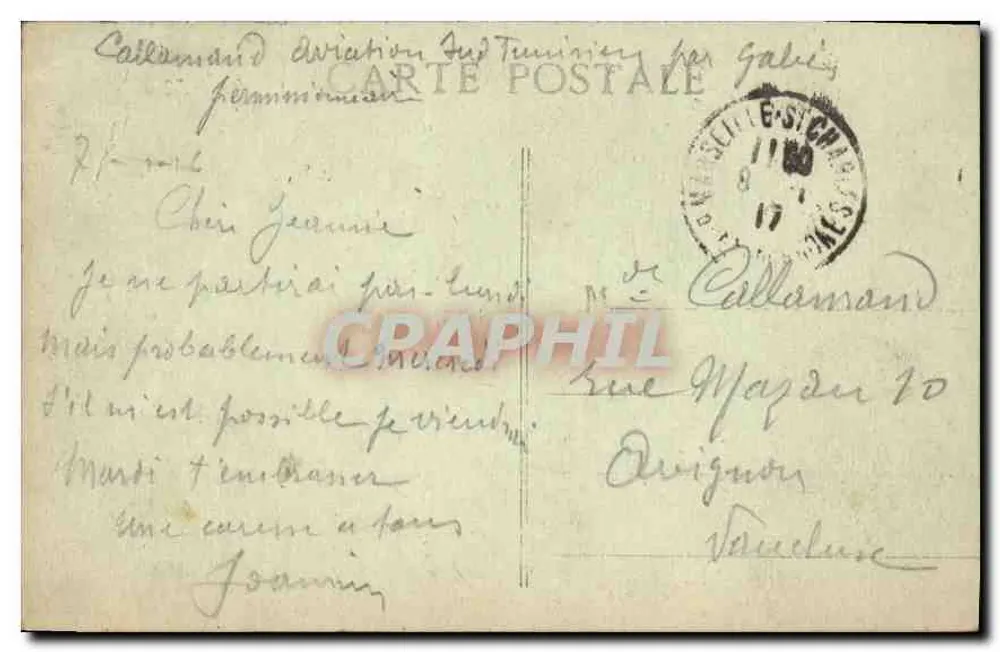 Marselha — a Praça da Bolsa — I.P. - Verso