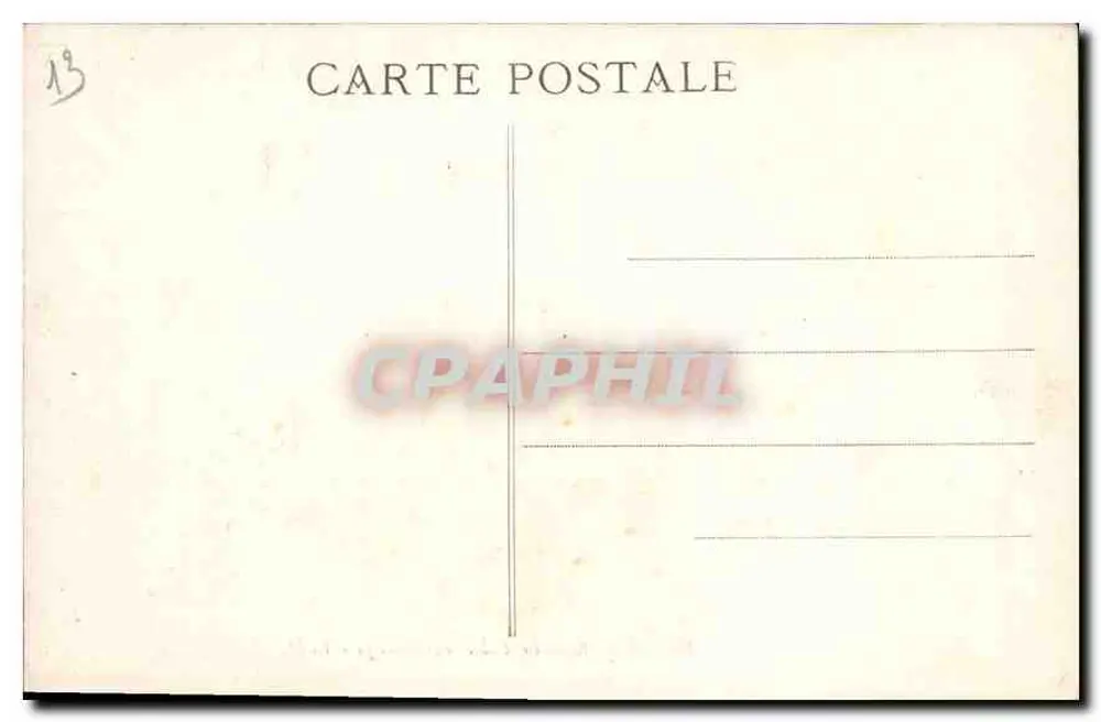 Marselha — O Palácio Longchamps — L. M. - Verso