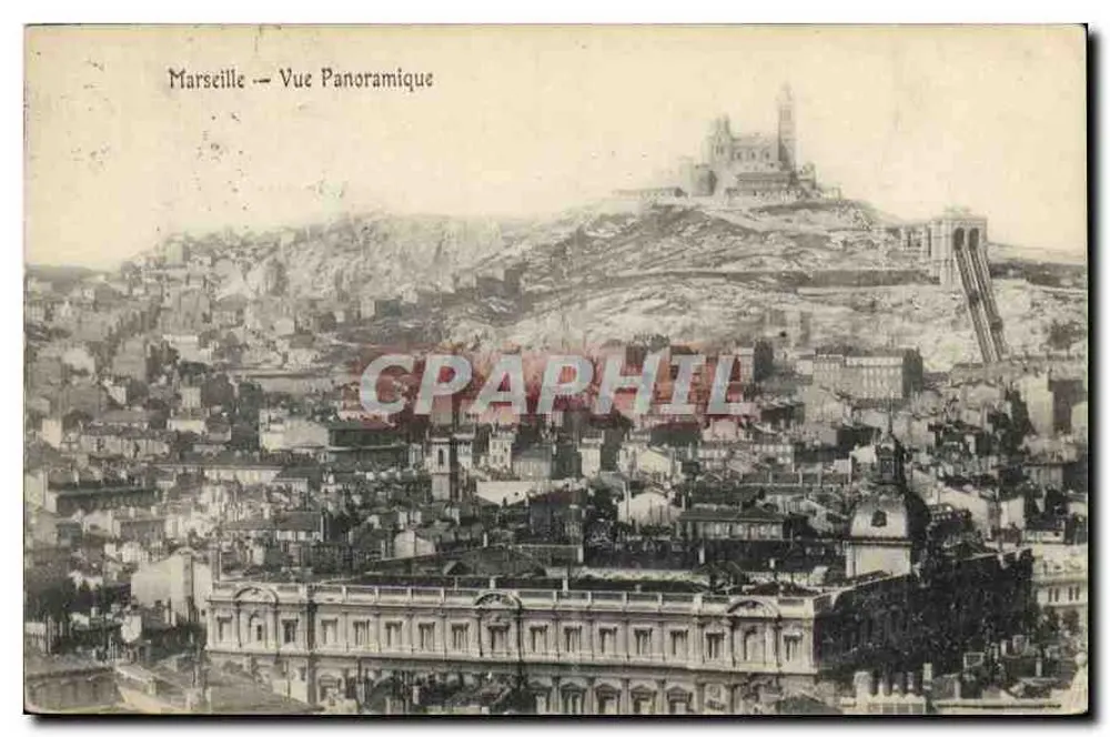 Marselha — Vista Panorâmica — Editor não identificado - Frente