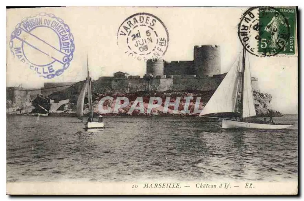 Marselha — Castelo de If — Editor E.L. - Frente