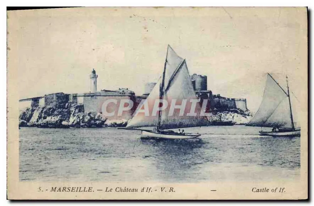 Marseille — O Castelo de If — V.R. — Edição V.R. - Frente