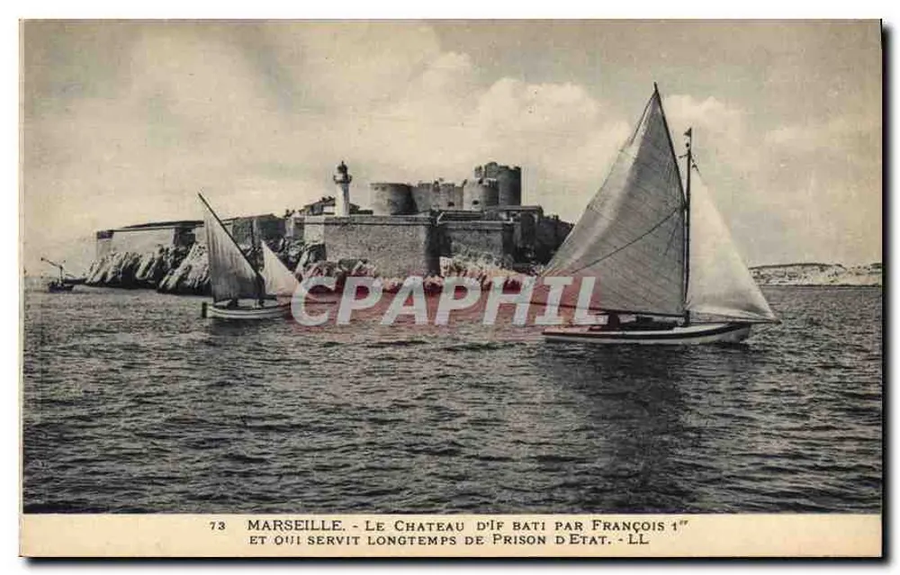 Marseille - Le Château d'If bati par François 1er et qui servit longtemps de prison d'État - LL - Vorderseite