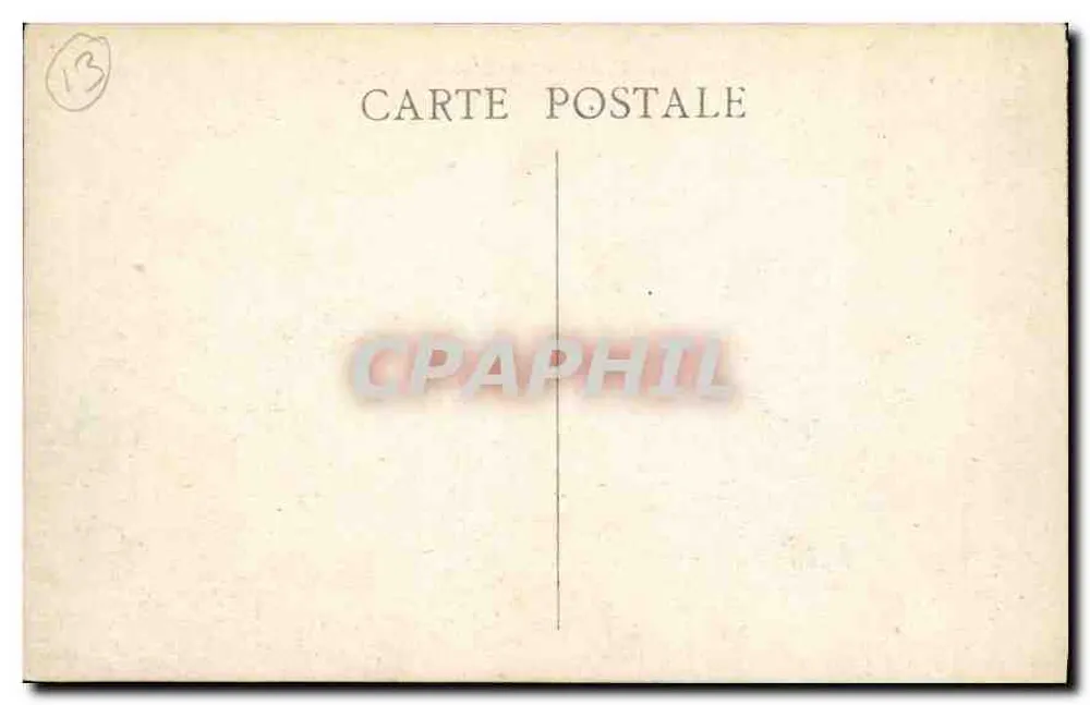 Marselha — O Castelo de If — Editor não identificado - Verso