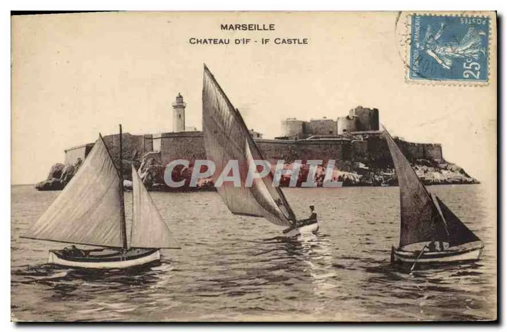 Marselha — Castelo de If — IF Castle — editor não visível - Frente