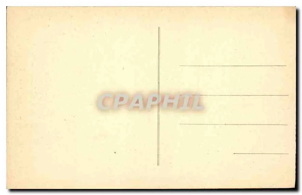 Marselha — O Palácio Longchamp — Editor não identificado - Verso