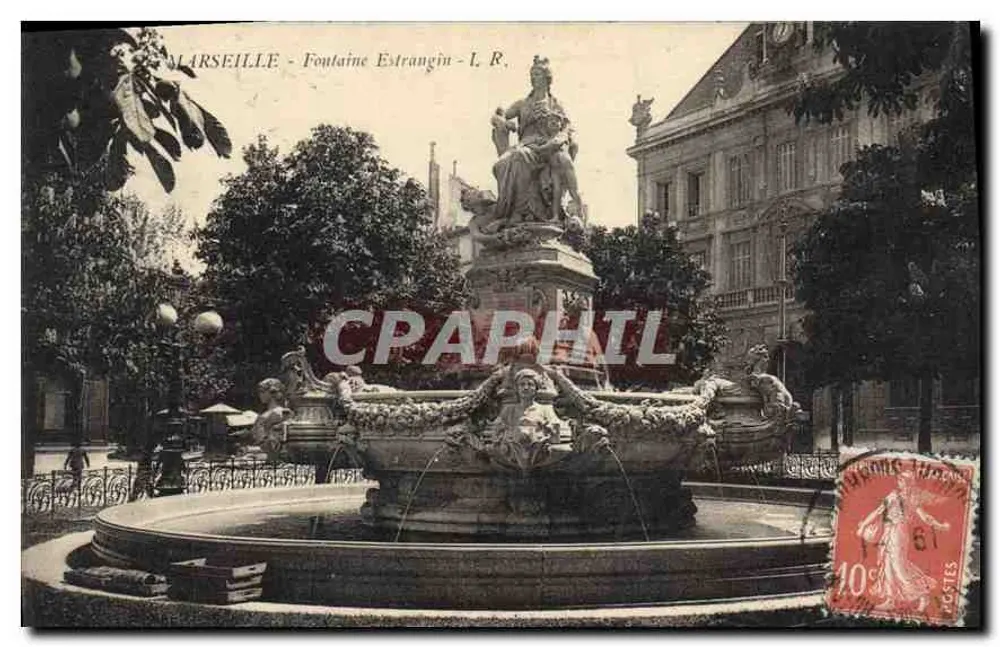 Marselha - Fontaine Estrangin - L. R. - Frente