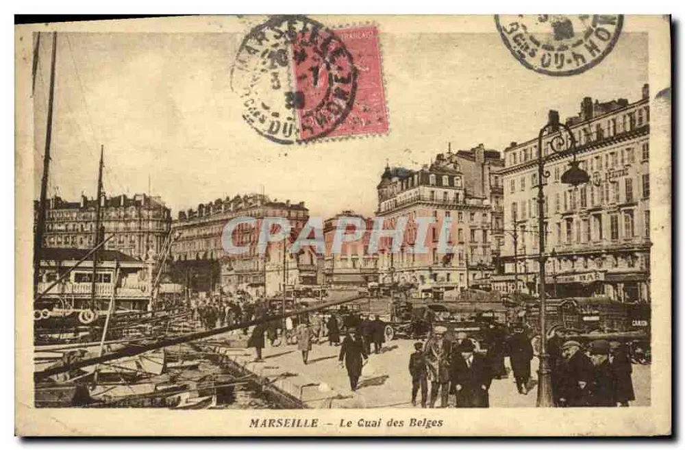 Marseille — Het Belgisch Kade — onbekende uitgever - Voorkant