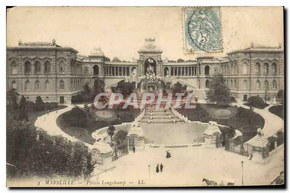 Marselha — Palácio Longchamp — Editor L. L. - Frente