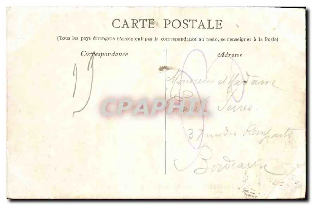 MARSEILLE — Eingang zum alten Hafen. Der Transbordeur — Verlag nicht sichtbar - Rückseite