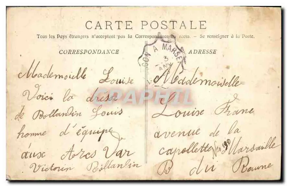 Marseille - Os Ascensores de N.-D. de la Garde — Fototipia L. Lacour, n°14 - Verso