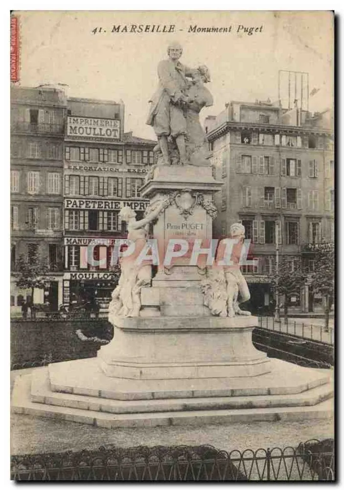 Marseille - Monument Puget — Impressora Moullo - Frente