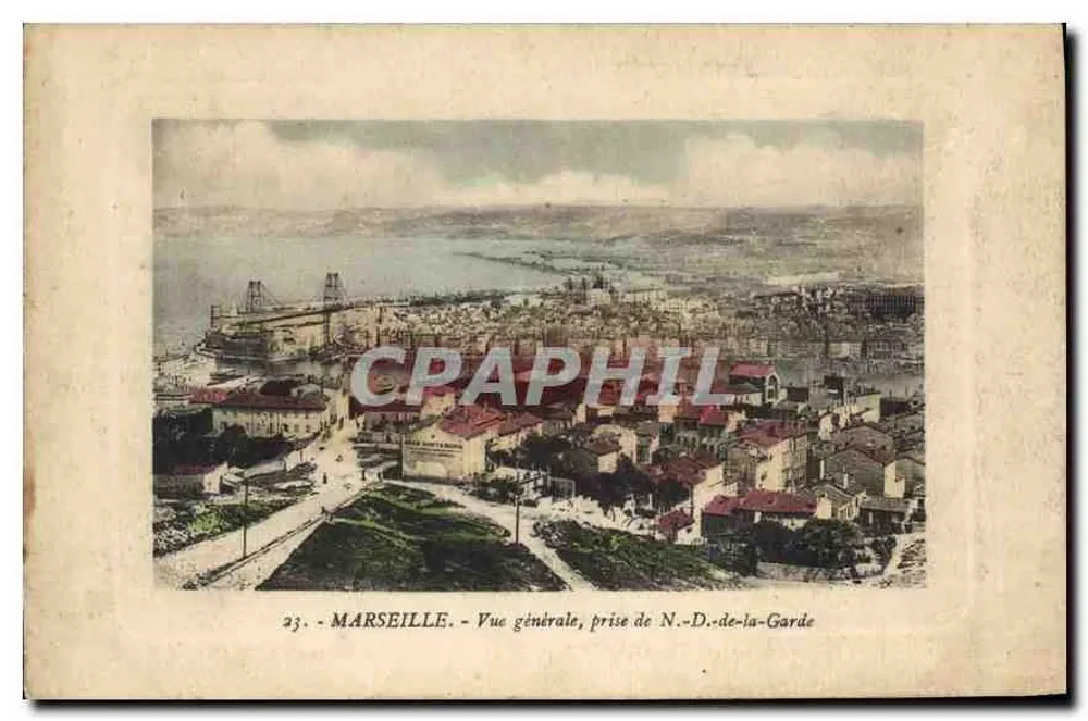 Marseille — Vue geral tirada da N.-D.-de-la-Garde — n°23 - Frente