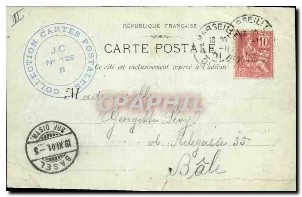 Marseille — La Mairie — Phot. Lacour - Verso