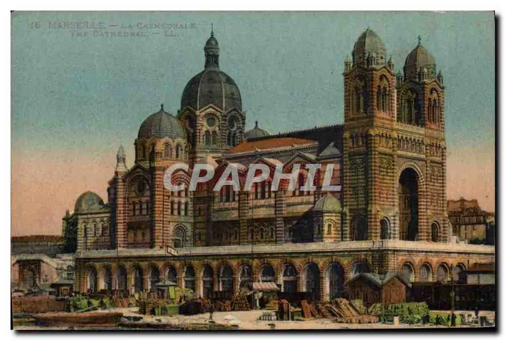 Marselha — A Catedral — Editor Lévy Fils et Cie, Paris, n°46 - Frente