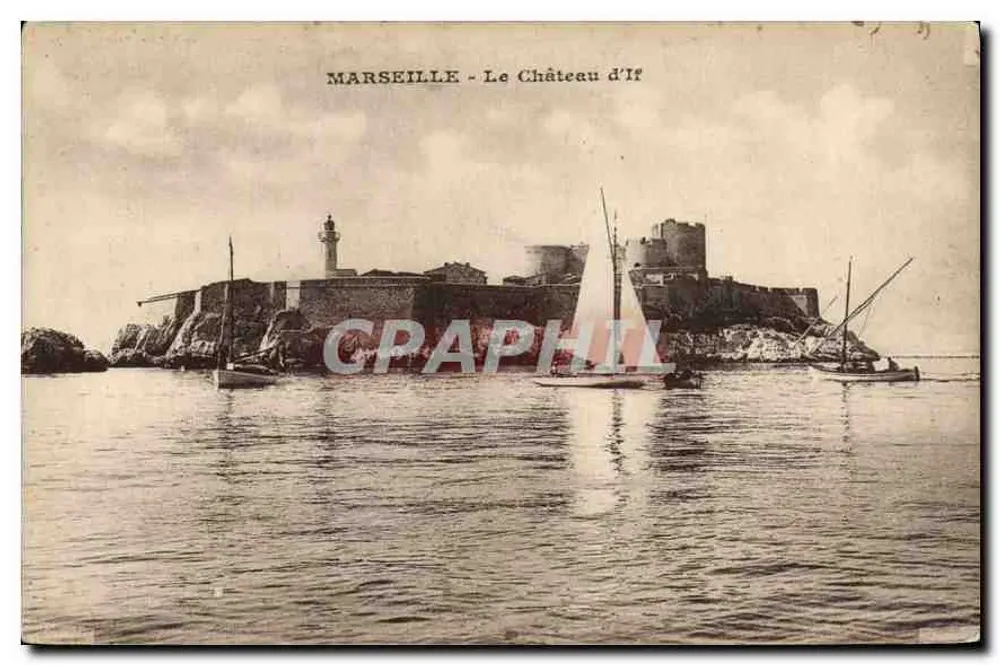 Marselha - O Castelo de If — editor não identificado, número de série não visível - Frente
