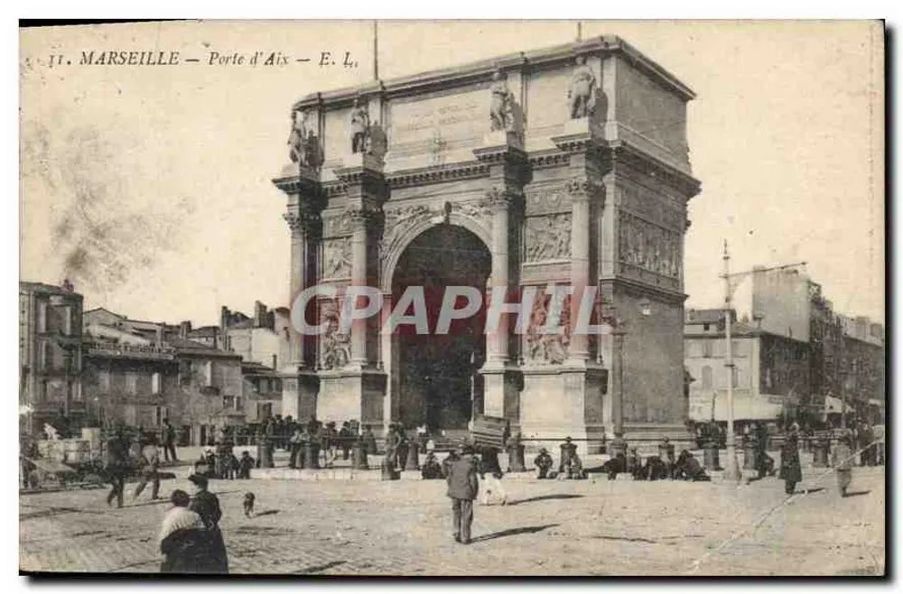 Marselha — Porta de Aix — E. L. - Frente