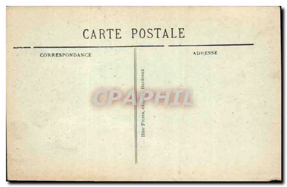 Marselha — Visão Geral dos Bassins da Joliette e da Catedral tirada do Transbordeur - BR - 1553 - Verso