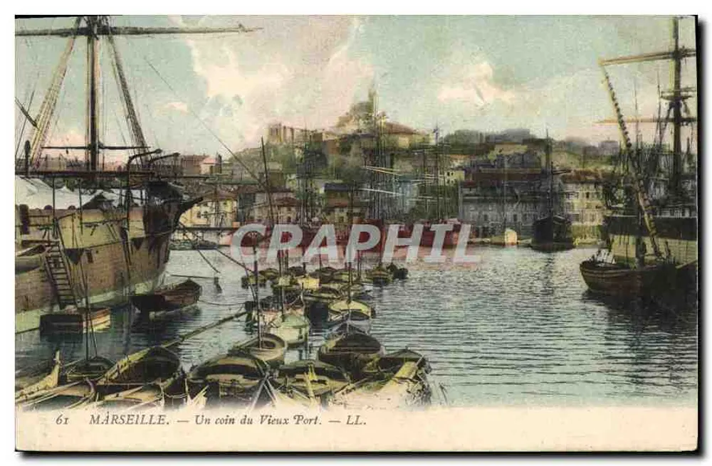 Marseille — Ein Eckchen des Alten Hafens — LL. n°61 - Vorderseite