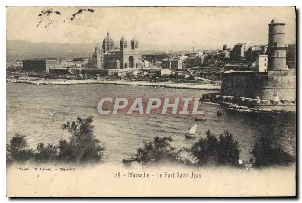 Marsiglia - Il Forte Saint Jean — Foto E. Lacour — n°28 - Recto