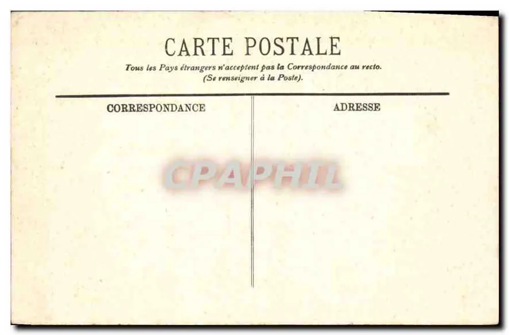 Marseille — O Castelo de If — LL, n° 195 - Verso