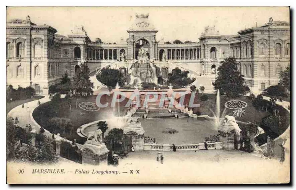 Marselha — Palácio Longchamp - Frente