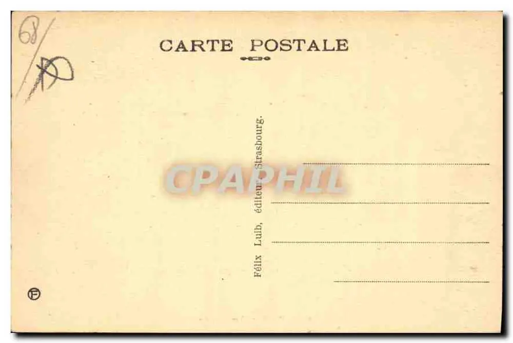 Riquewihr — Vista geral — Rélix Laub, Strasbourg - Verso