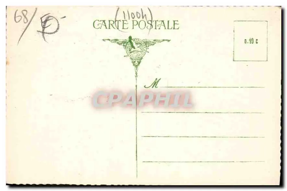 Riquewihr — Cour de la Maison Ad. Preiss — Tarjeta postal antigua L’Alsace Pittoresque, IV.-71 - Reverso