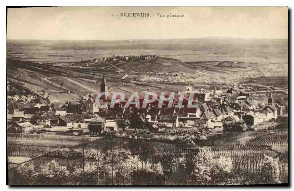 Riquewihr — Vista geral — editor Marque, Strasbourg - Frente