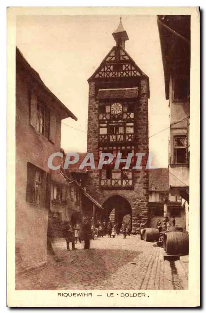 Riquewihr — Le Dolder — editor Braun & Cie, Imp. Mülhouse-Dornach, n° 268 - Frente