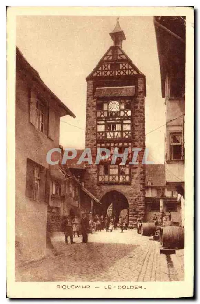 Riquewihr — O Dolder — editor Braun & Cie, Imp. Mulhouse-Dorrach, n° 321 - Frente