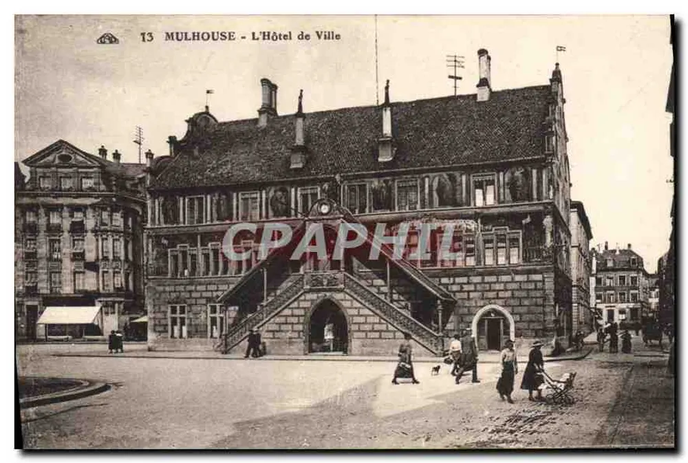 Mulhouse - O Hotel de Cidade — n° de série 13 - Frente