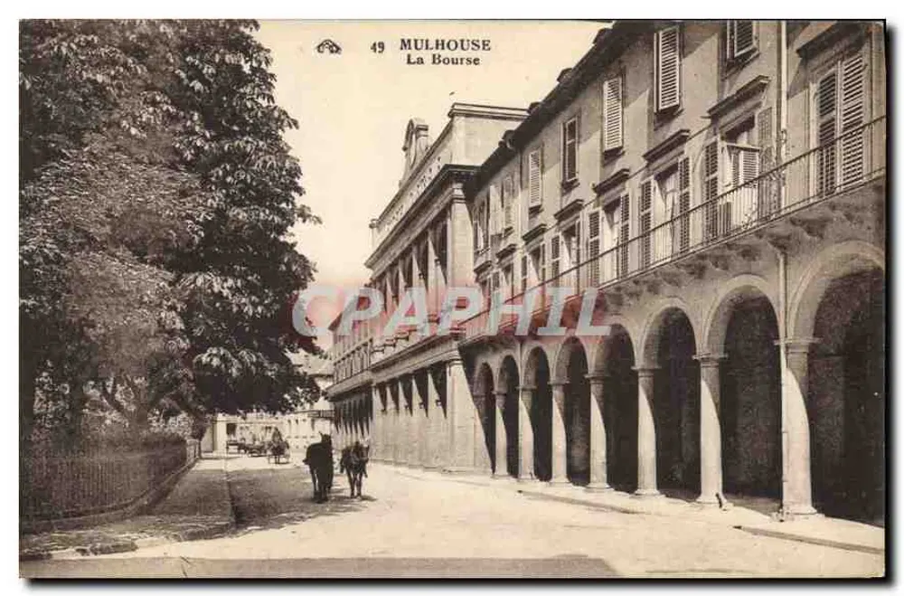 Mulhouse — La Bourse — editor desconhecido, n° 49 - Frente