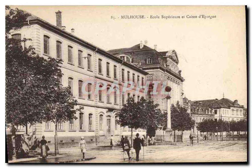 Mulhouse - Hochschule und Sparkasse - Vorderseite
