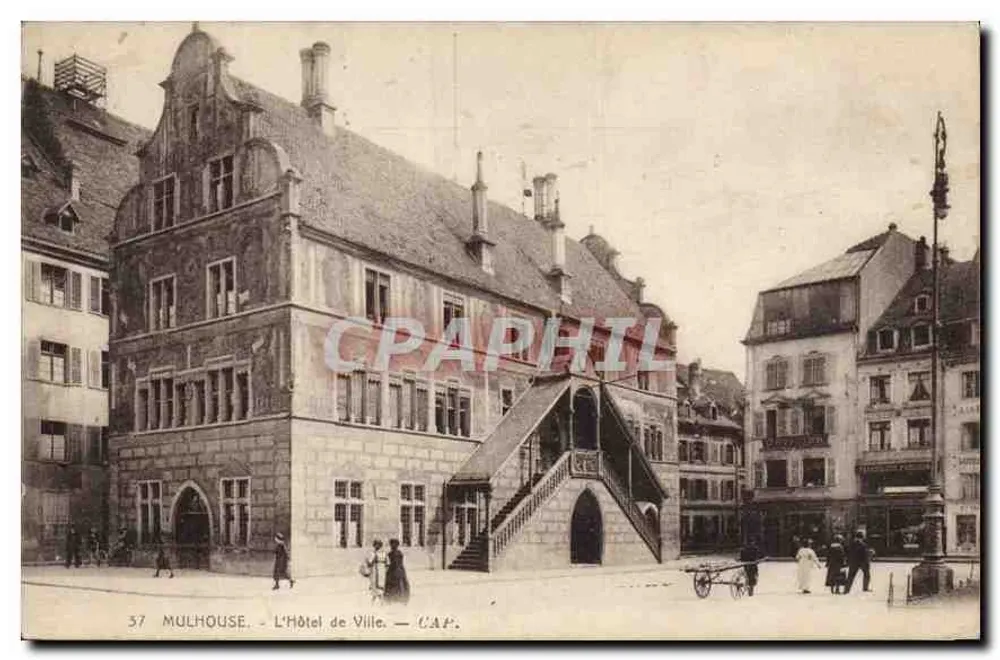 Mulhouse — O Hotel de Ville — CAP. n°37 - Frente
