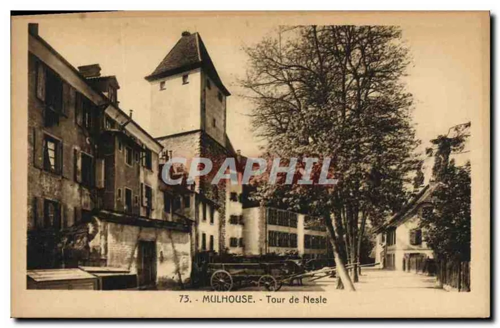 Mulhouse - Torre de Nesle — editor Ch. Bergeret, n° 73 - Frente