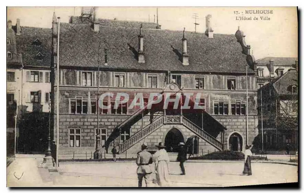 Mulhouse — El Ayuntamiento — editor Cartes 'La Cigogna' - Anverso