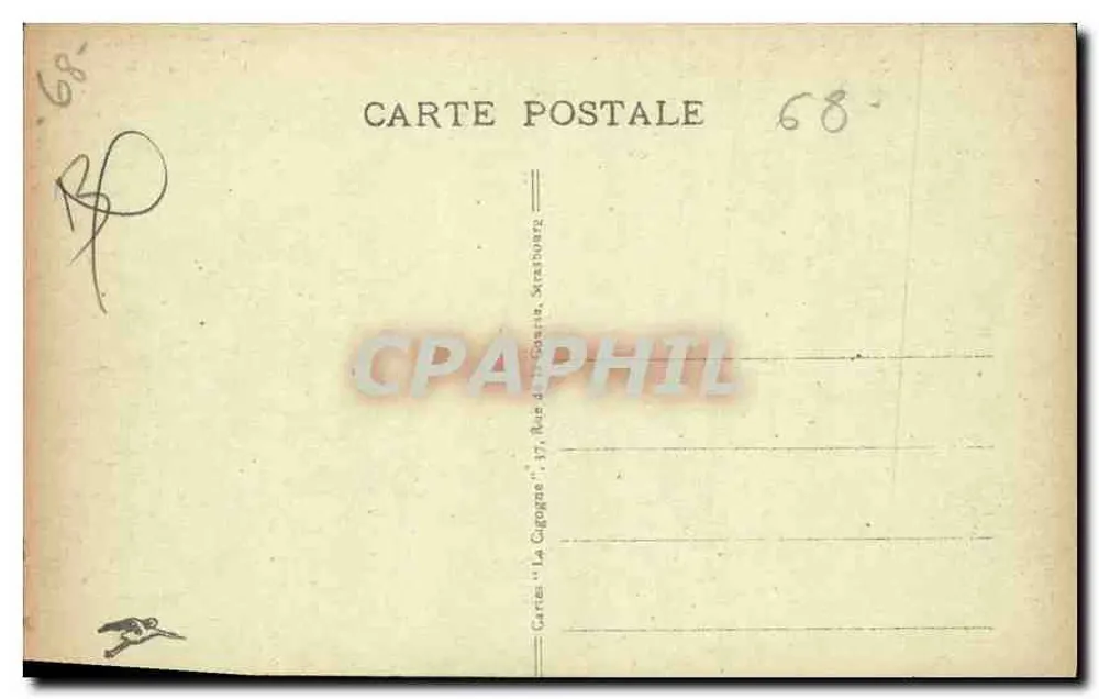 Mulhouse — El Ayuntamiento — editor Cartes 'La Cigogna' - Reverso