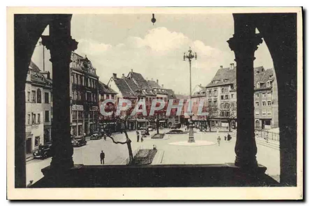Place Adolf-Hitler — Mülhausen — editor Jul. Marias & Co. - Frente
