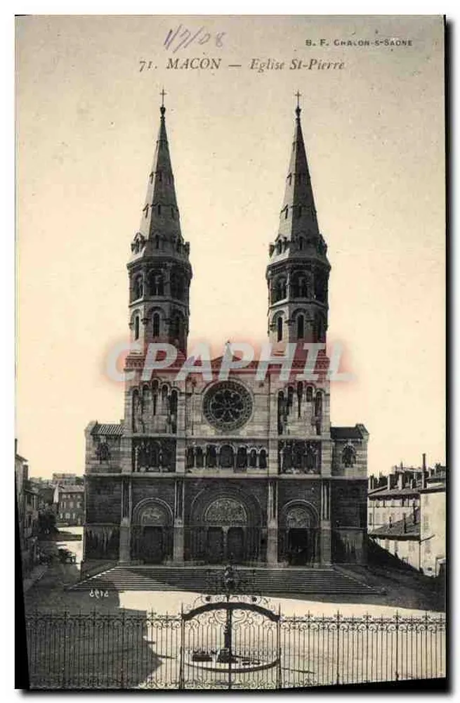 Mâcon — Katedra Świętego Piotra — B. F. Chalon-Saône, n°71 - Awers