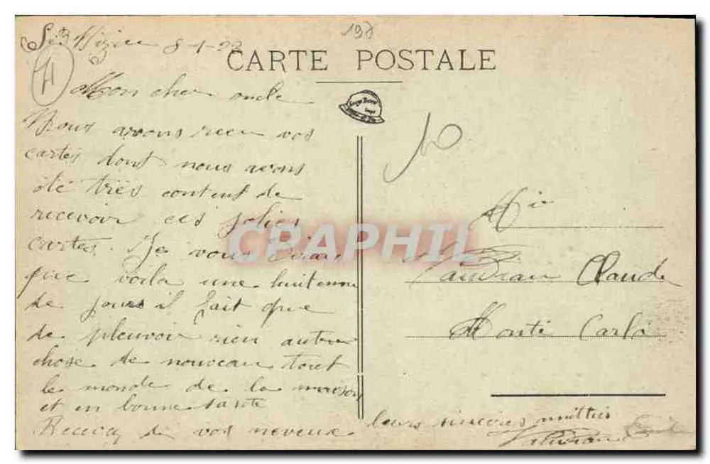 Saint-Nizier-sur-Arroux — Der Kriegerdenkmal — Unbekannter Verlag - Rückseite