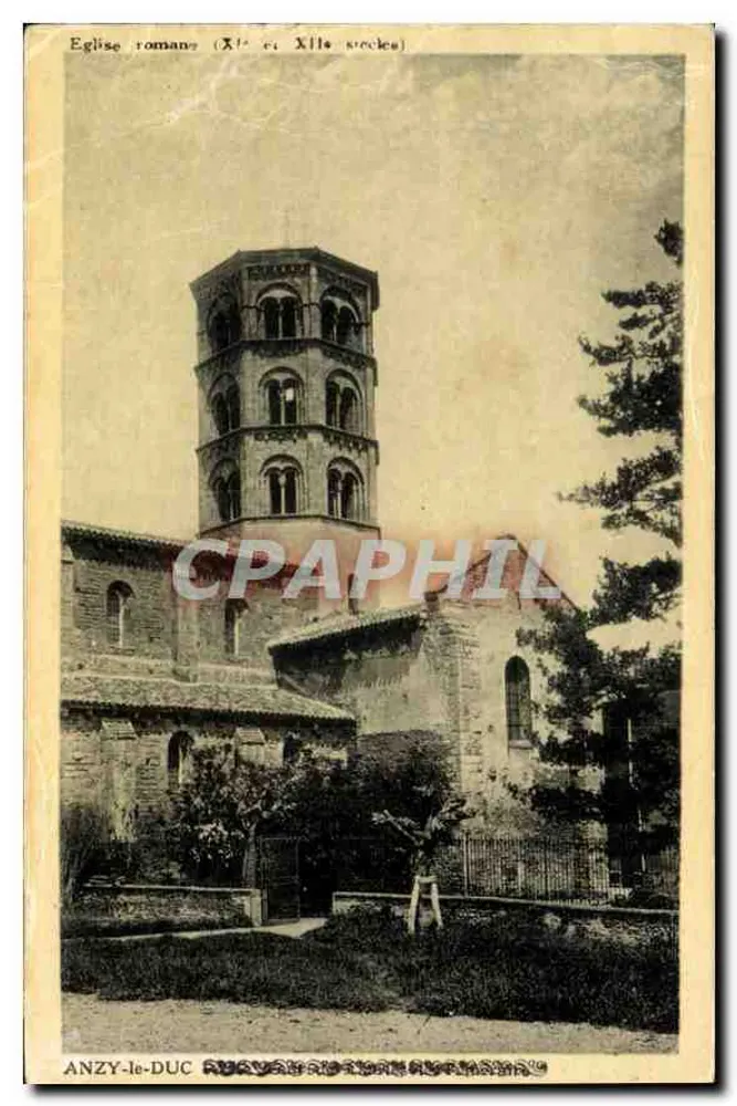 Igreja romana (séculos XI e XII) — Anzy-le-Duc — Editor L. Bérard, n° (41) - Frente