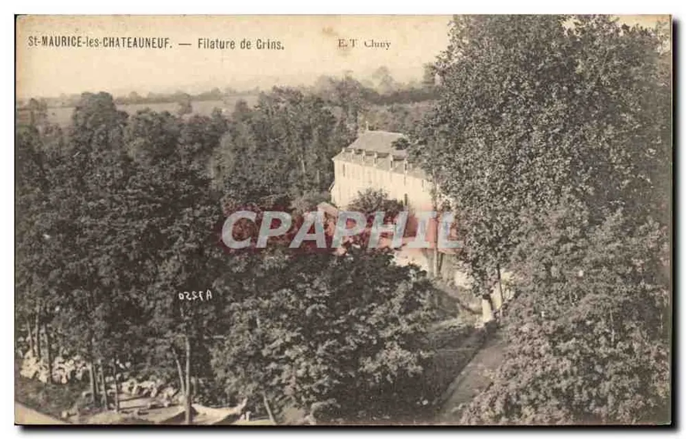 St-Maurice-les-Châteauneuf — Spinnerei Grins — E.T. Chunny - Vorderseite
