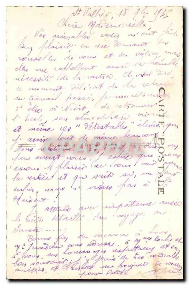 Mont-Beuvray — Lage des Oppidums von Bibracte und Kapelle — 99 - Rückseite