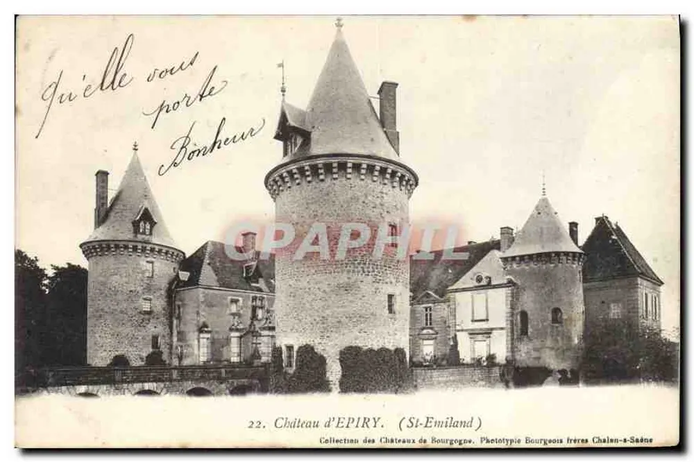 Castelo de Epirey — St-Emiland — Fototipia Bourgois frères Chalon-sur-Saône - Frente