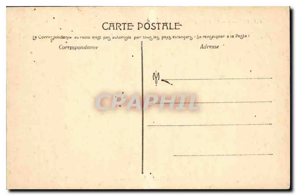 In Morvan — Umgebung von Autun — Die Straße des Sprungs der Canche — Phototype J. Coquuconiot — Autun - Rückseite