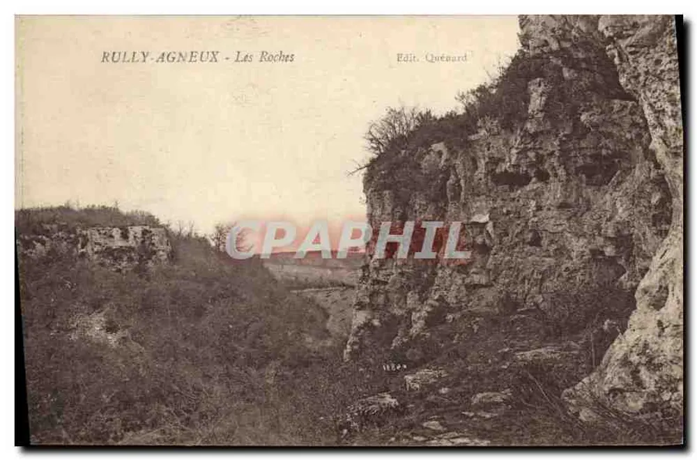 Rully-Agneux - Les Roches — Editor Quénard - Frente