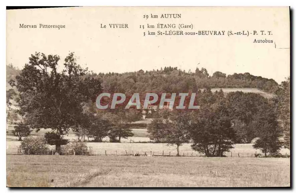Le Vivier — pittoreskes Morvan — Bus - Vorderseite