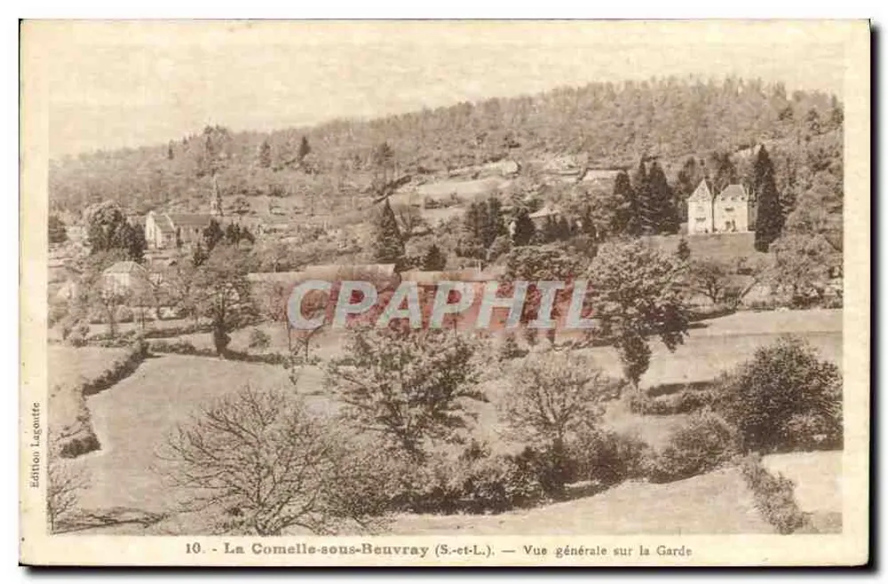 La Comelle-sous-Beuvray (S.-ct-L.) — Allgemeiner Blick auf die Garde — Édition Lagoutte, n°10 - Vorderseite